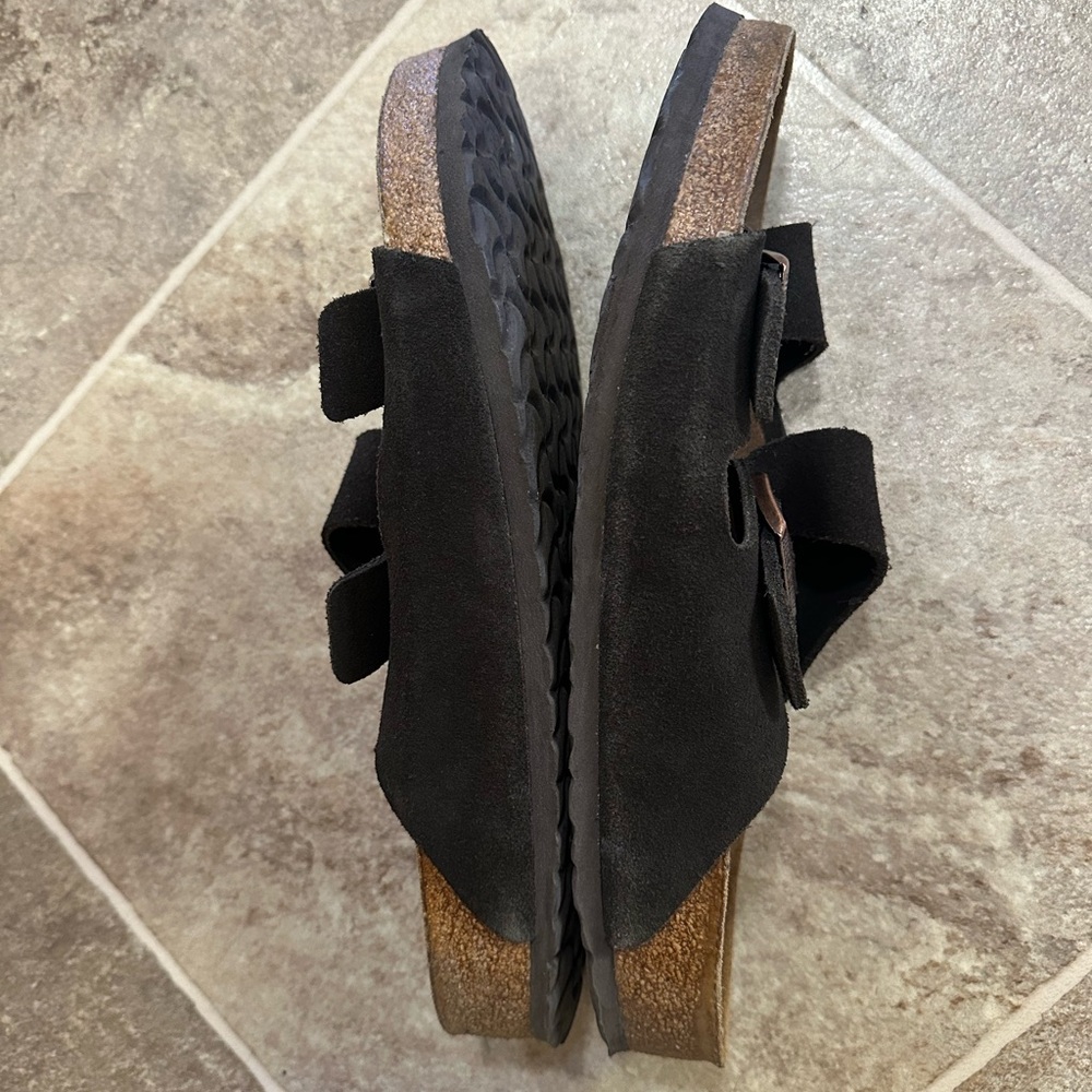 Birkenstock Men's Brown Suede Sandals - Picture 5 of 7